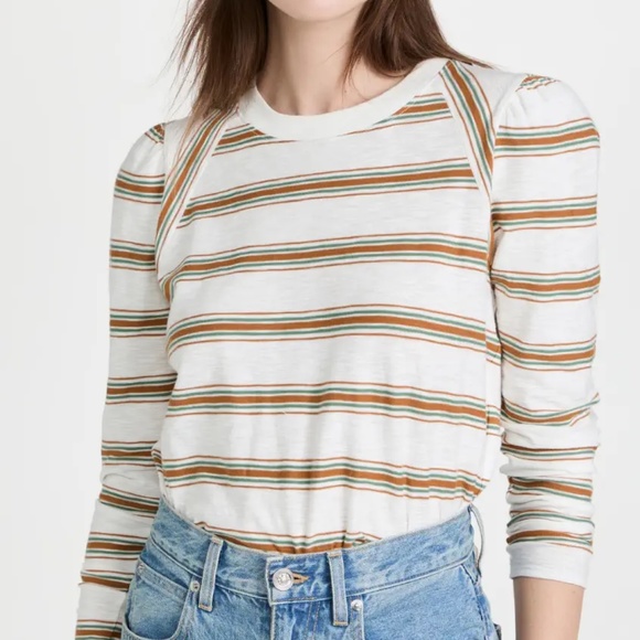 Veronica Beard Jean Mason Baseball Tee - Picture 1 of 13